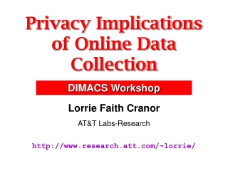 Privacy Implications of Online Data Collection