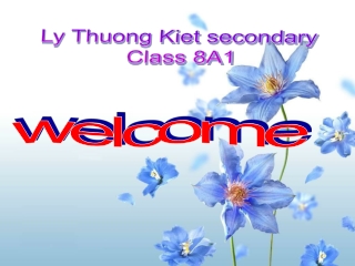 Ly Thuong Kiet secondary  Class 8A1