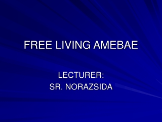 FREE LIVING AMEBAE