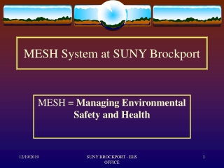 MESH System at SUNY Brockport