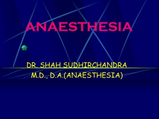 ANAESTHESIA