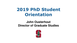 2019 PhD Student Orientation