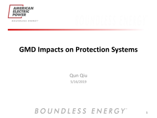 GMD  Impacts on Protection  Systems