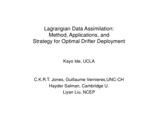 Lagrangian Data Assimilation: Method, Applications, and Strategy for Optimal Drifter Deployment