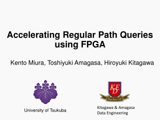 Accelerating Regular Path Queries   using FPGA