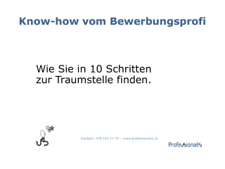 Know-how vom Bewerbungsprofi