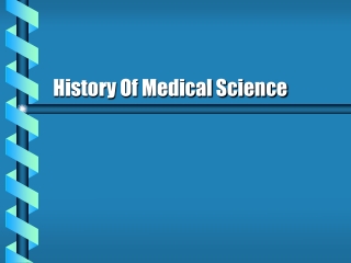 History Of Medical Science