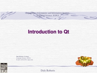 Introduction to Qt