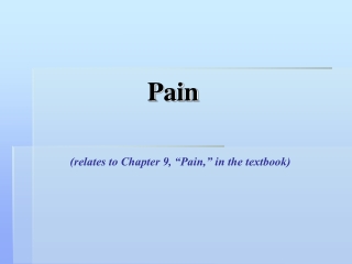 Pain