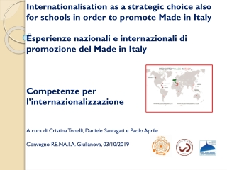 Competenze per l’internazionalizzazione