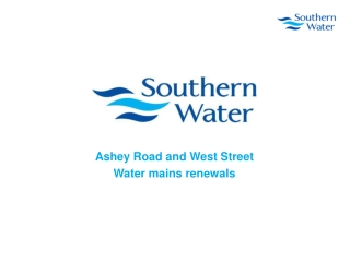 Ashey Road and West Street Water mains renewals