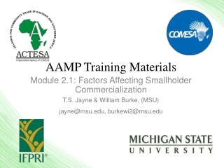 AAMP Training Materials