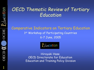 OECD Thematic Review of Tertiary Education