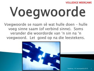 Voegwoorde