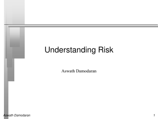 Understanding Risk