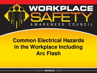 Common Electrical Hazards  in the Workplace Including  Arc Flash
