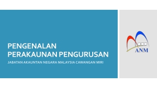 PENGENALAN  PERAKAUNAN  PENGURUSAN