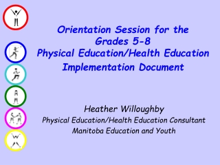 Heather Willoughby Physical Education/Health Education Consultant Manitoba Education and Youth