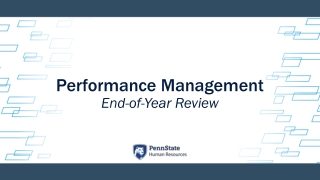Performance Management End-of-Year Review