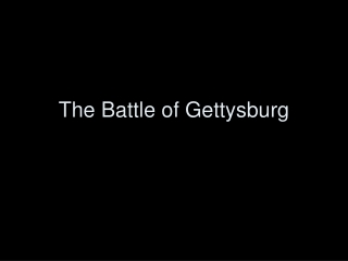 The Battle of Gettysburg