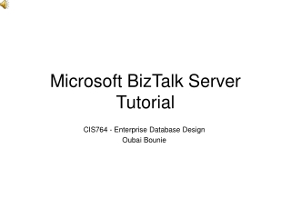 Microsoft BizTalk Server Tutorial