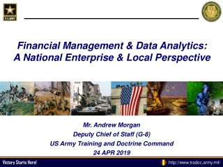 Financial Management &amp; Data Analytics:  A National Enterprise &amp; Local Perspective