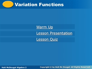 Variation Functions