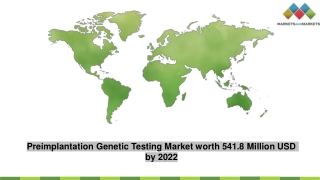 Preimplantation Genetic Testing Market By Type & Application 2022 | Marketsandmarkets