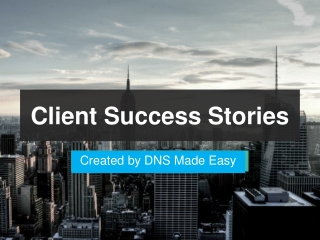 Client Success Stories