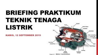 Briefing P RAKTIKUM TEKNIK TENAGA LISTRIK