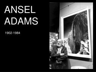 ANSEL ADAMS