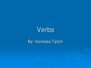 Verbs