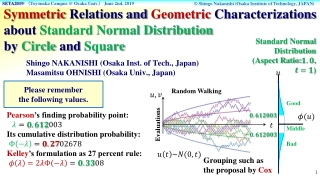 Shingo NAKANISHI (Osaka Inst. of Tech., Japan) Masamitsu  OHNISHI (Osaka Univ., Japan)