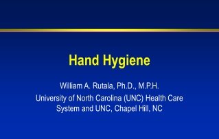 Hand Hygiene