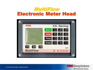 MultiFlow  Electronic Meter Head