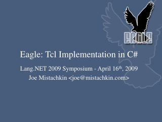 Eagle: Tcl Implementation in C#