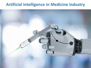 Artificial Intelligence in Medicine Industry Expected to Witness a Sustainable Growth