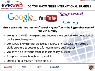 Do you know these international brands?