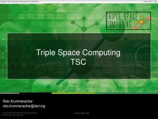 Triple Space Computing TSC