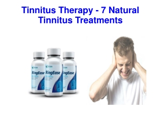 7 Natural Tinnitus Treatments