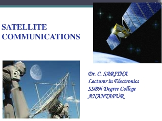 PPT - SATELLITE COMMUNICATIONS PowerPoint Presentation, Free Download ...