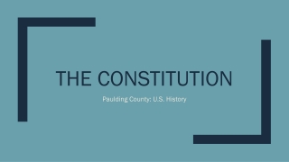 The Constitution