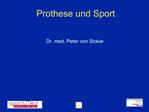 Prothese und Sport