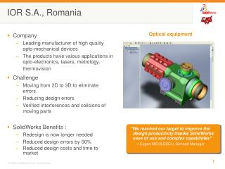 IOR S.A., Romania