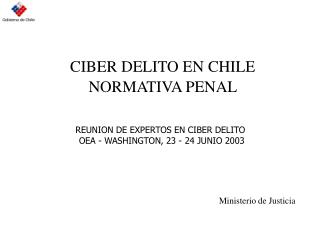 CIBER DELITO EN CHILE NORMATIVA PENAL