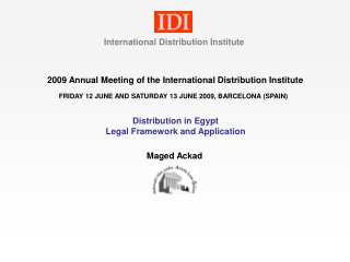 International Distribution Institute