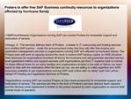 Protera to offer free SAP Business continuity resources to o