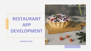 On-Demand Restaurant App Development Solution