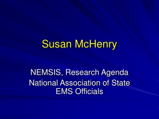 Susan McHenry