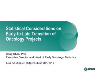 Statistical Considerations on Early-to-Late Transition of Oncology Projects